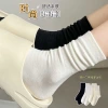 Sock street stall one-piece delivery, Zhuji spring and summer socks, women's pile socks, white postpartum socks, Japanese boneless socks, calf socks, women's mid-calf socks wholesale one-piece delivery details Picture